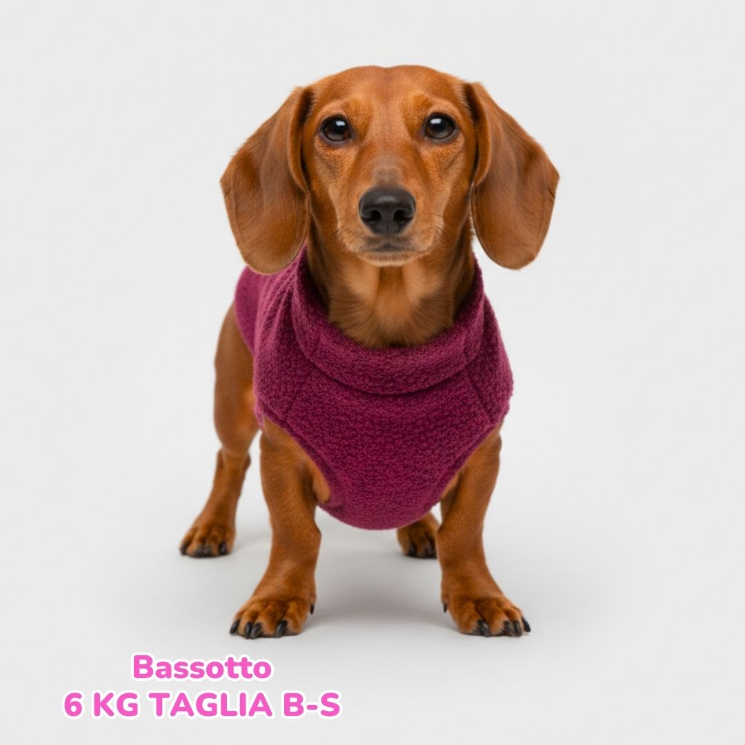 Maglione Bouclè - Fucsia