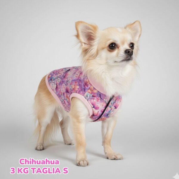 Cappottino Invernale Impermeabile Fiori