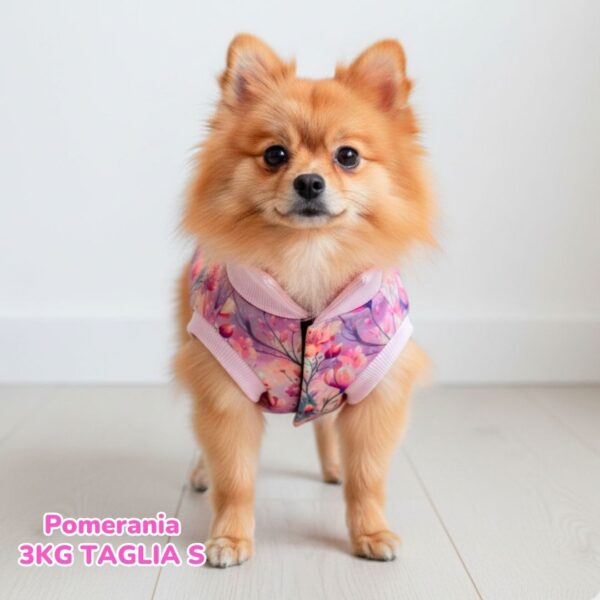 Cappottino Invernale Impermeabile Fiori