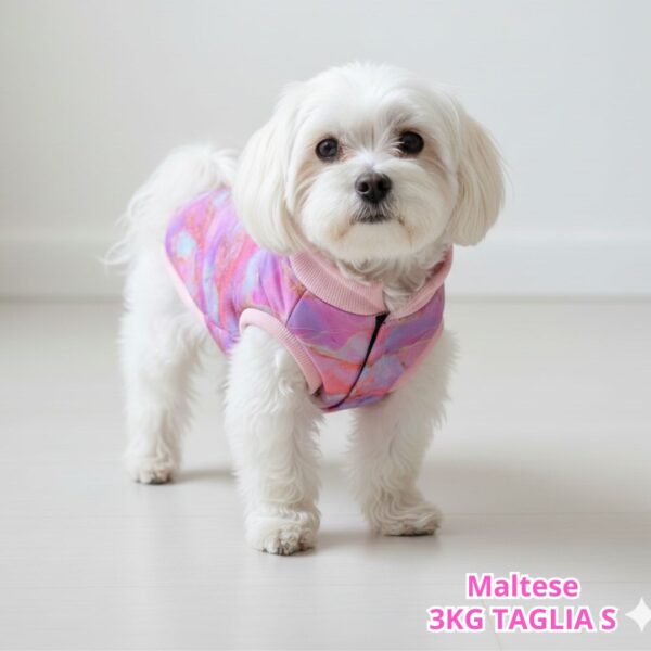 Cappottino Invernale Impermeabile Marmo Rosa Cappottino Invernale Impermeabile Marmo Rosa