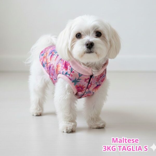 Cappottino Invernale Impermeabile Fiori