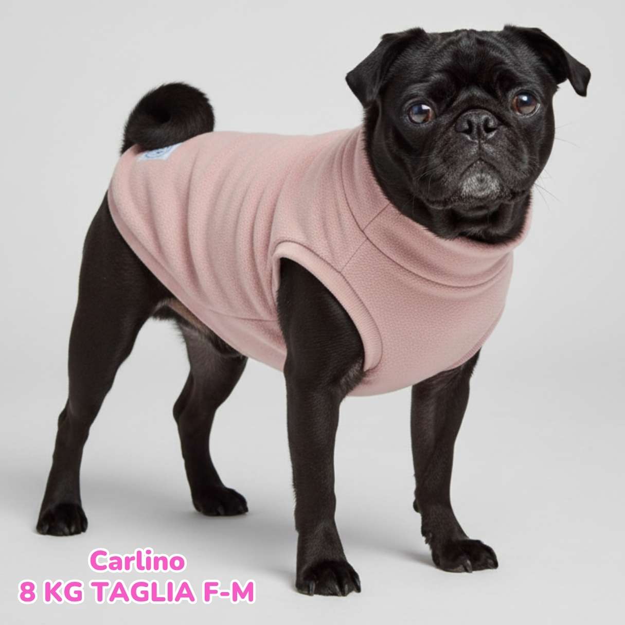 Pigiama Ciniglia Cotone - Rosa Baby