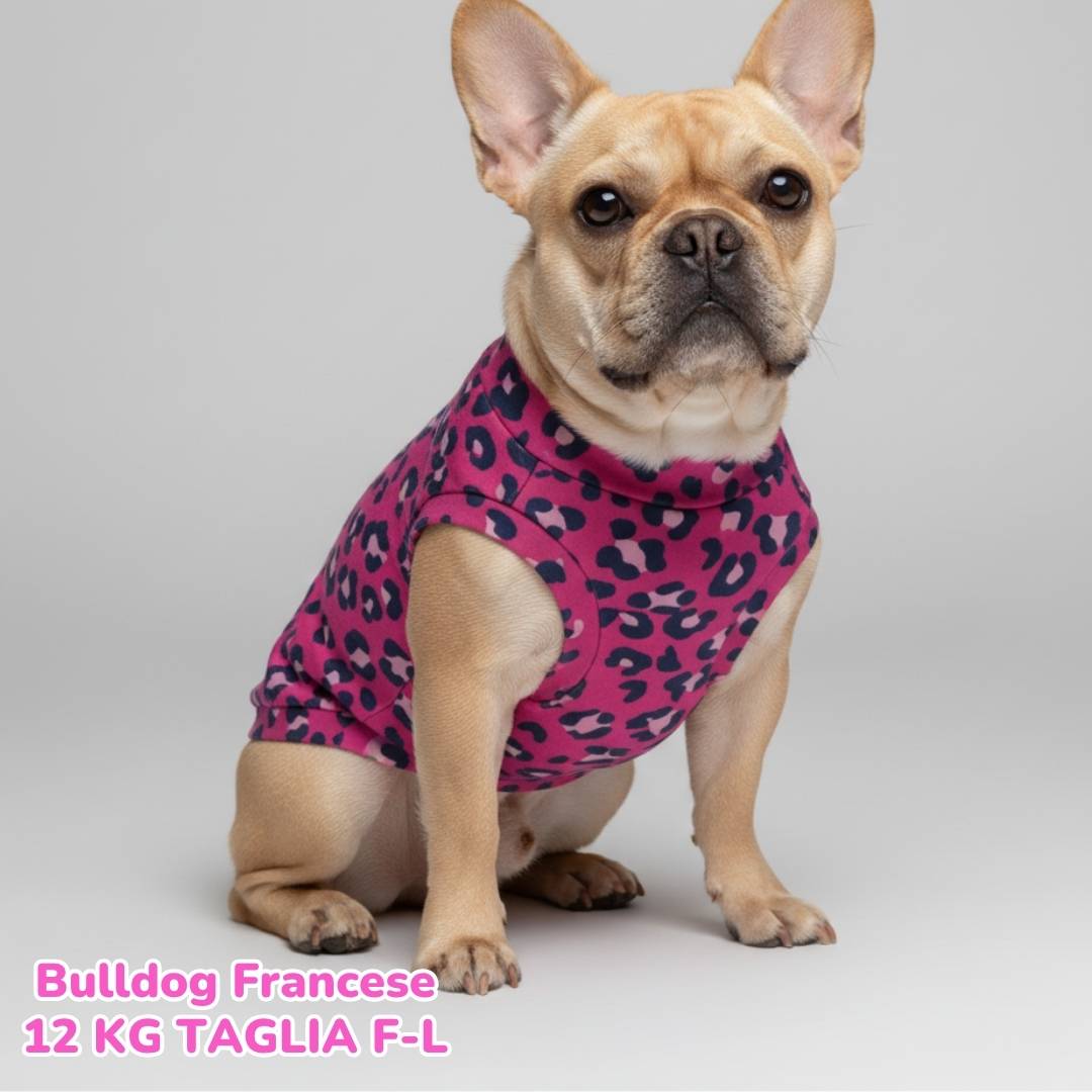 Felpa Cotone Leopard Rosa