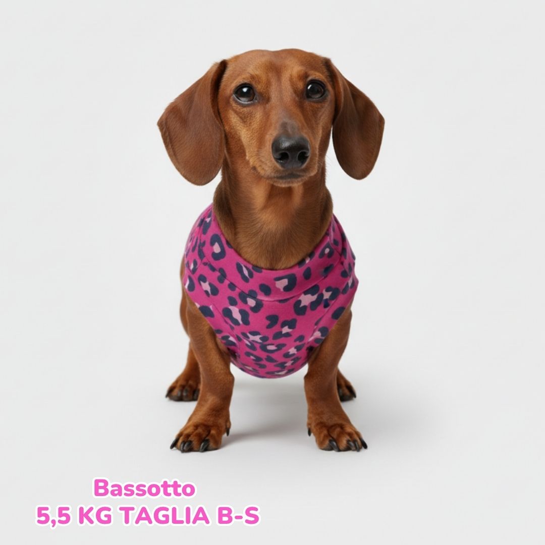 MAGLIETTA PIKNK LEOPARD