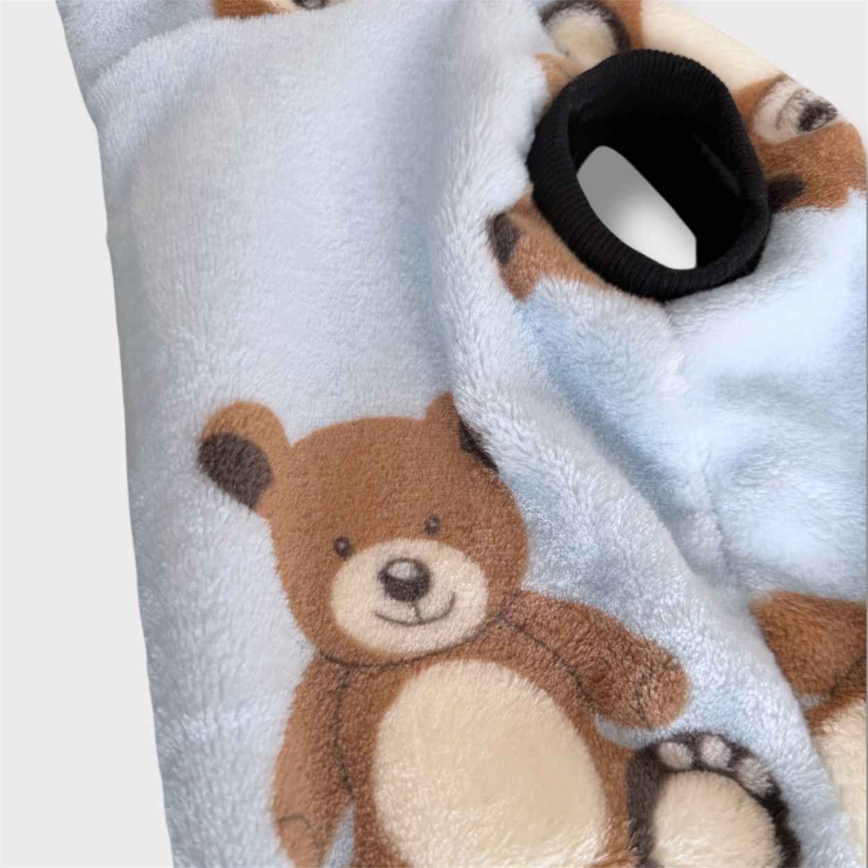 Pile Pelliccia Teddy Blu