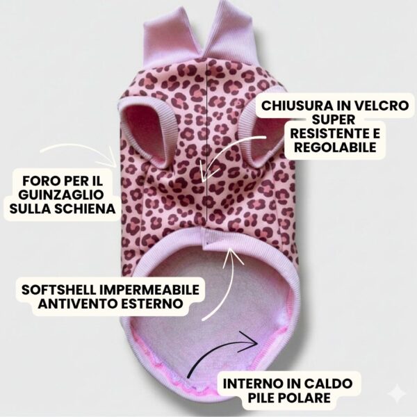 Cappottino Invernale Impermeabile Pink Leopard