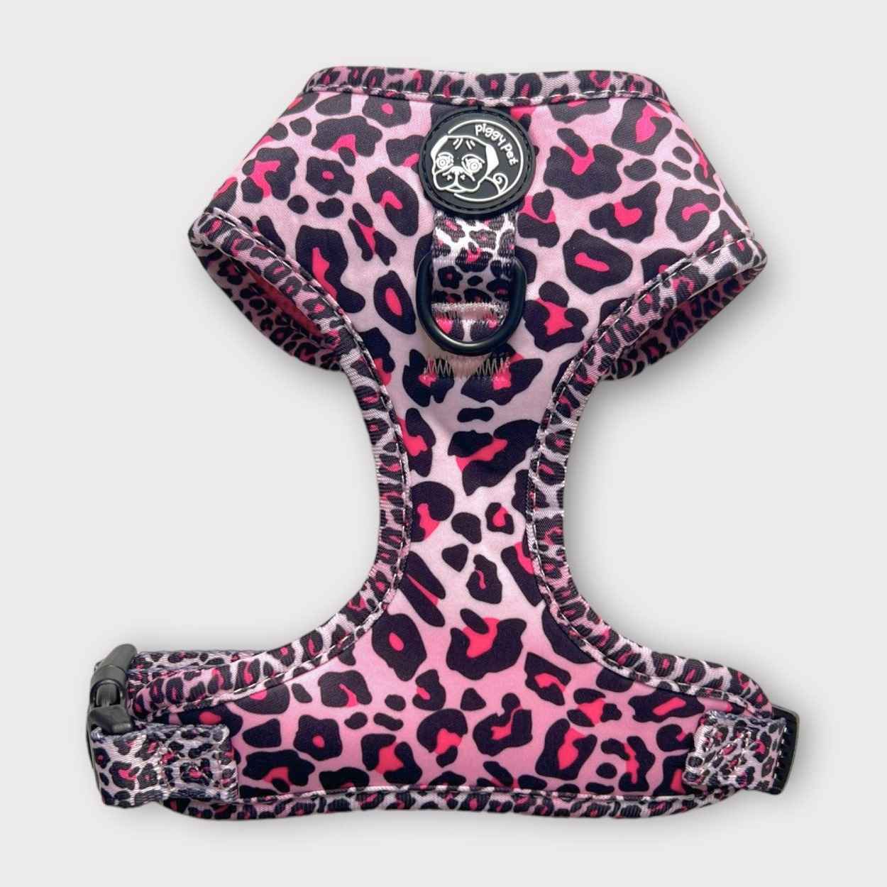 Pettorina ad H Morbida Pink Leopard