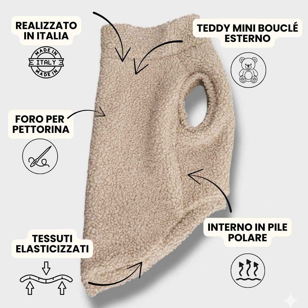 Teddy con Pile Interno Beige