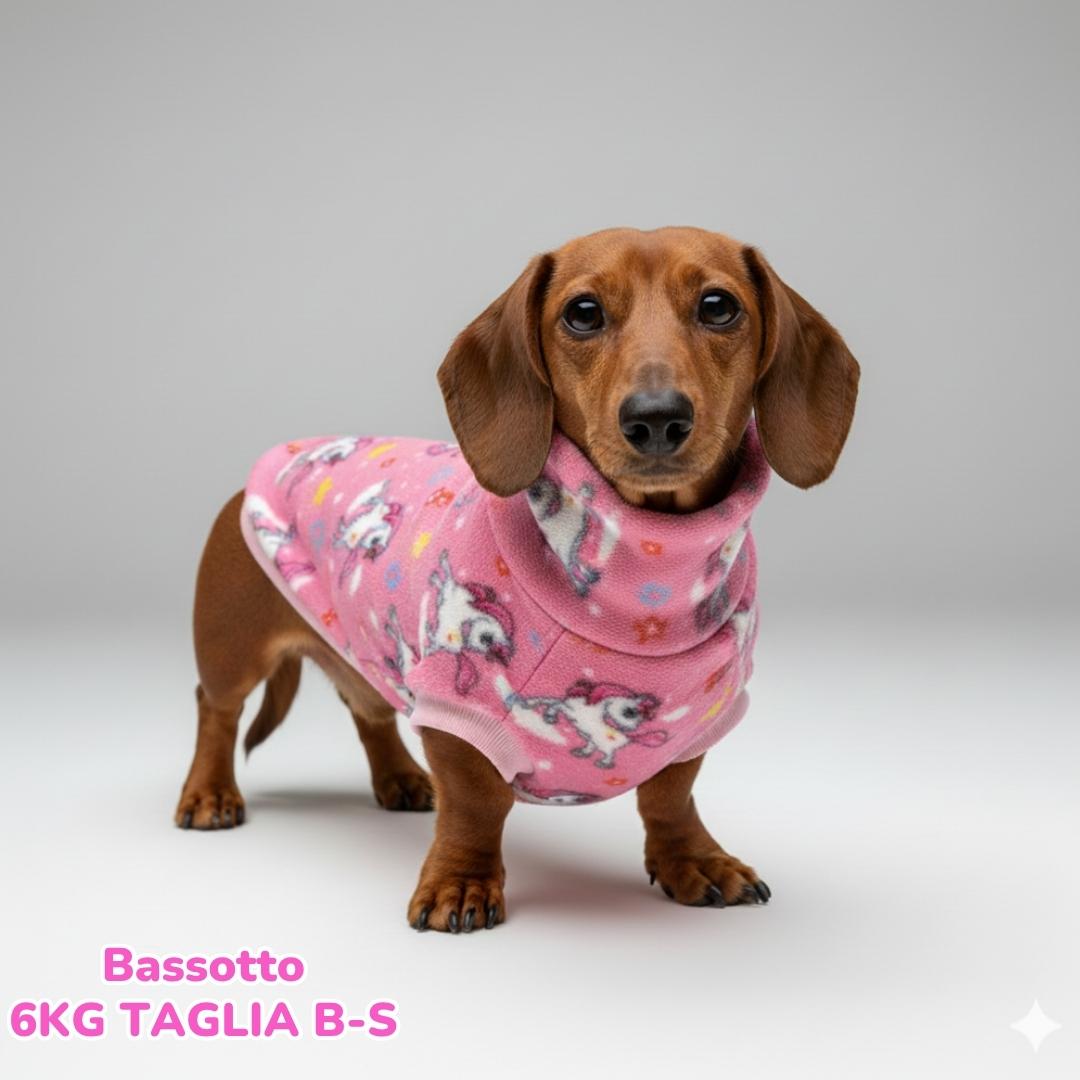 Pile Pelliccia Unicorni Rosa