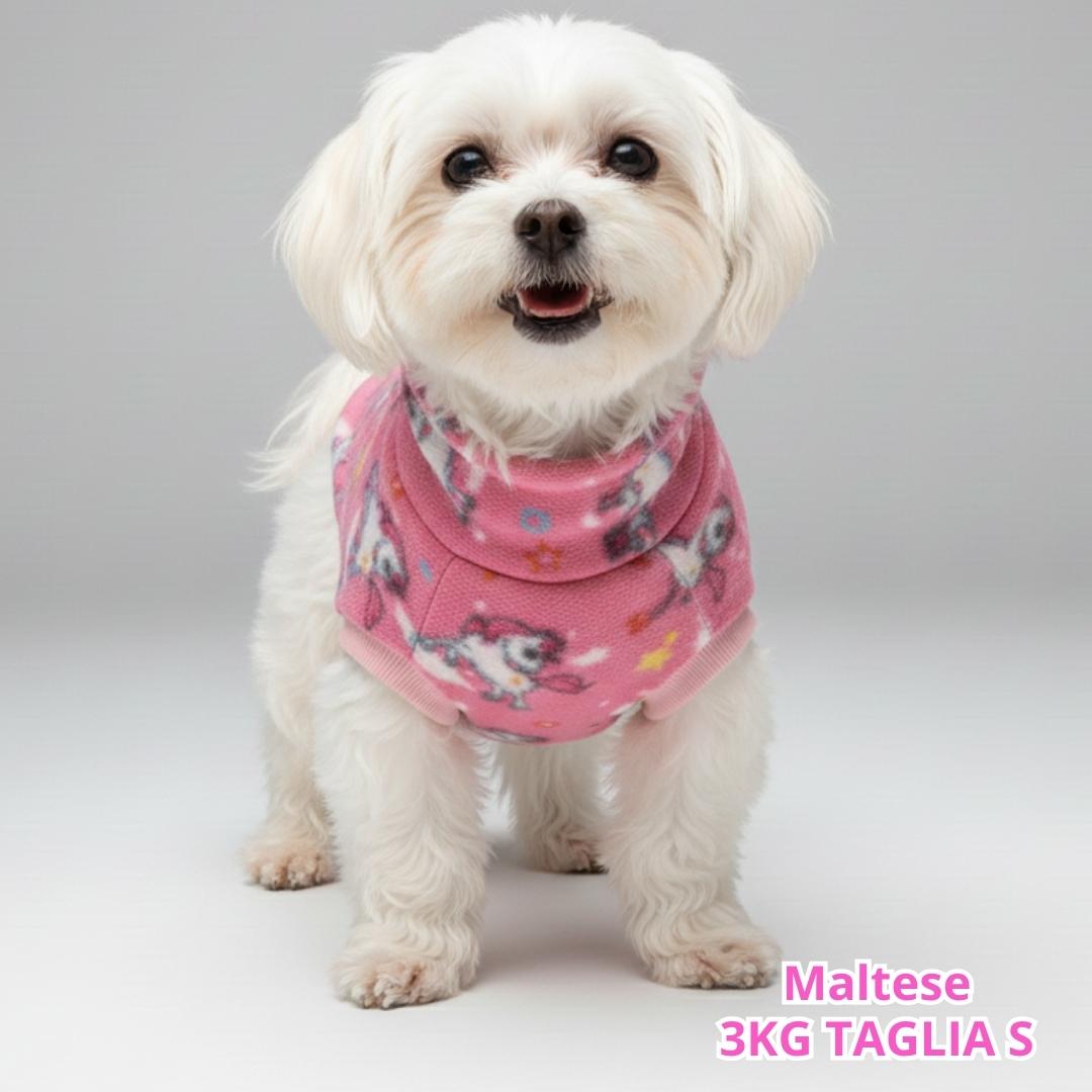 Pile Pelliccia Unicorni Rosa