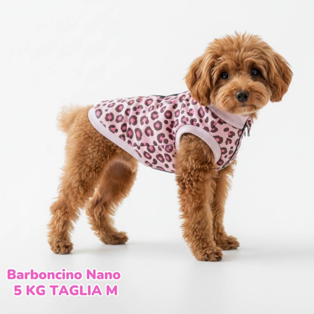 Cappottino Invernale Impermeabile Pink Leopard