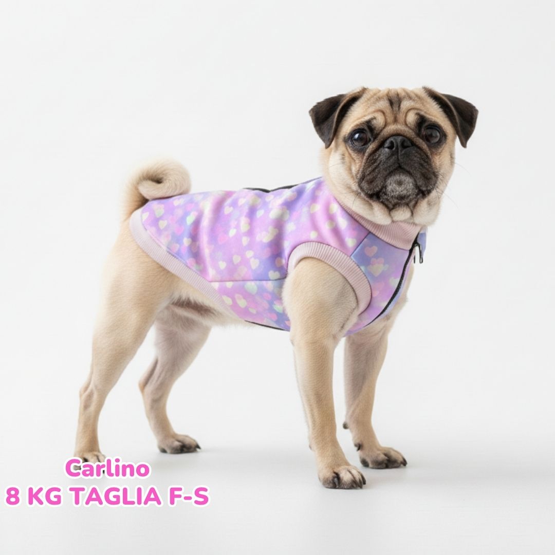 Cappottino Invernale Impermeabile Cuoricini