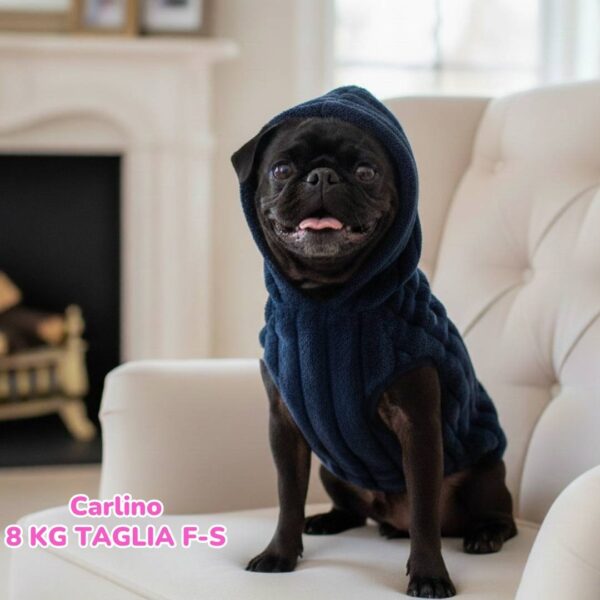 Pelliccia Cherie blu