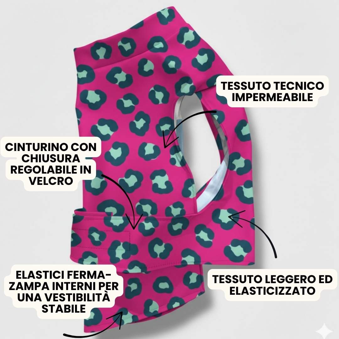 Impermeabile Pink Leopard