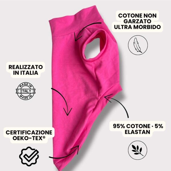 Felpa Cotone Primavera Fucsia