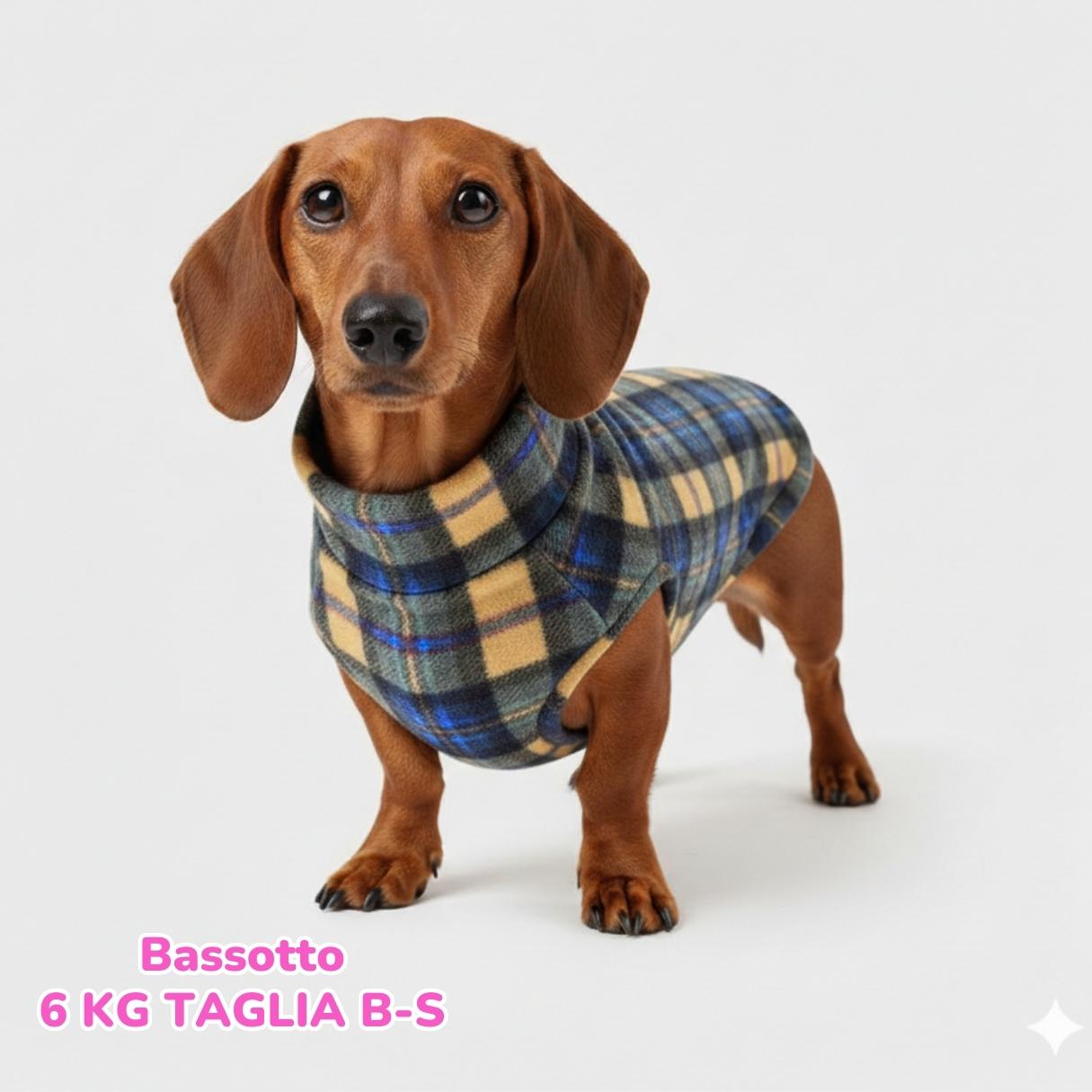 Pile Tartan Giallo e Blu