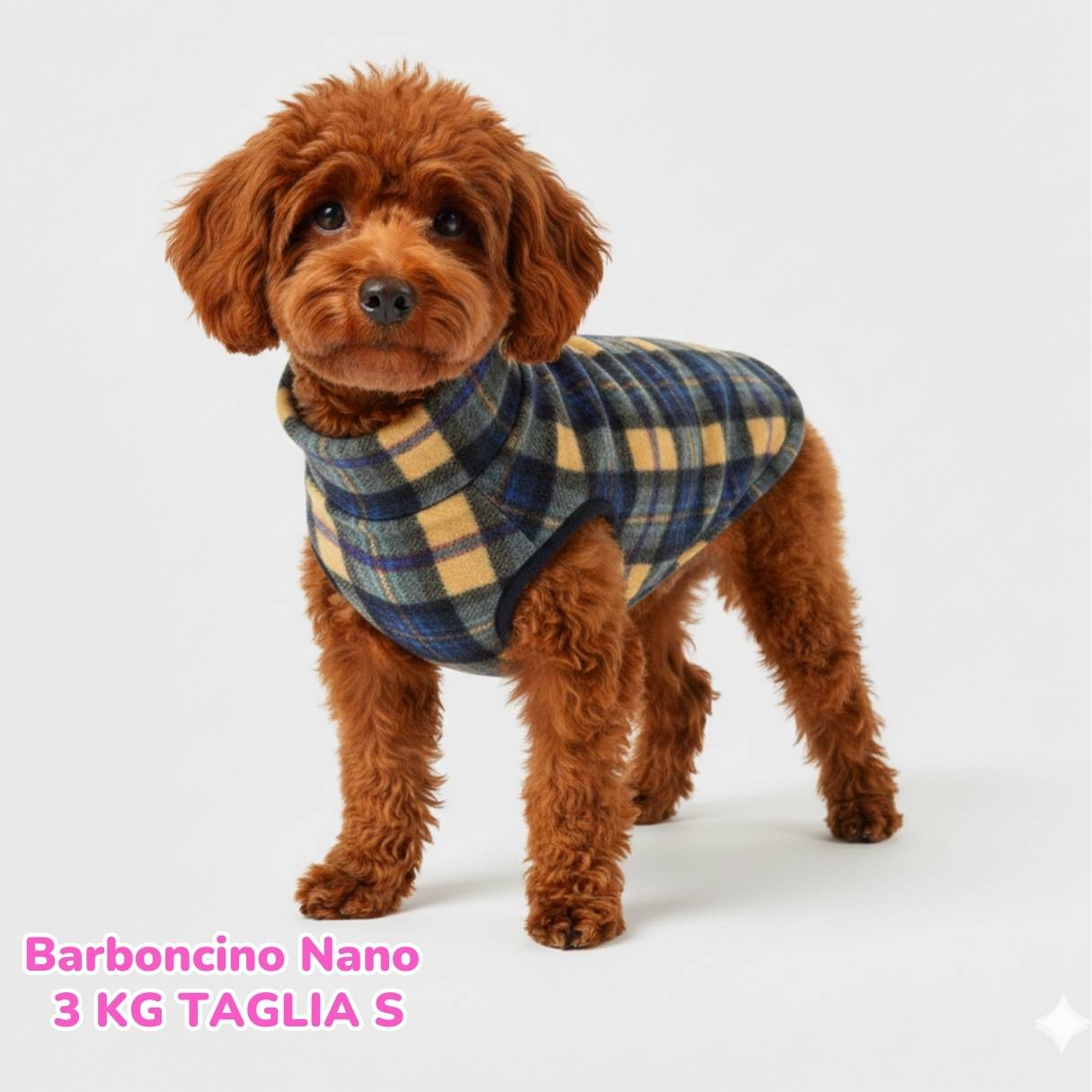 Pile Tartan Giallo e Blu