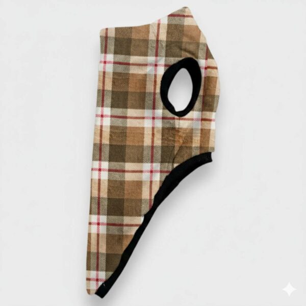 Pile Pelliccia Scozzese Beige