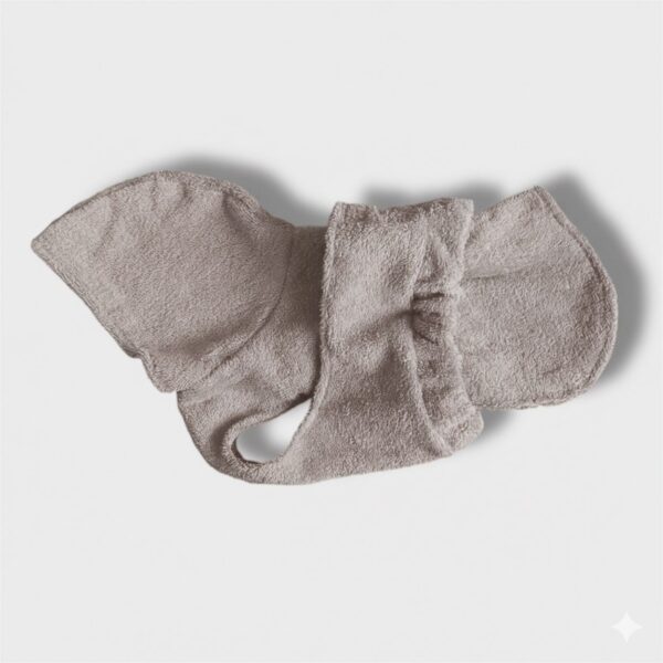 Accappatoio Mantellina in Spugna di Cotone Tortora