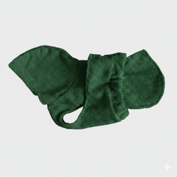 Accappatoio Mantellina in Spugna di Cotone Verde