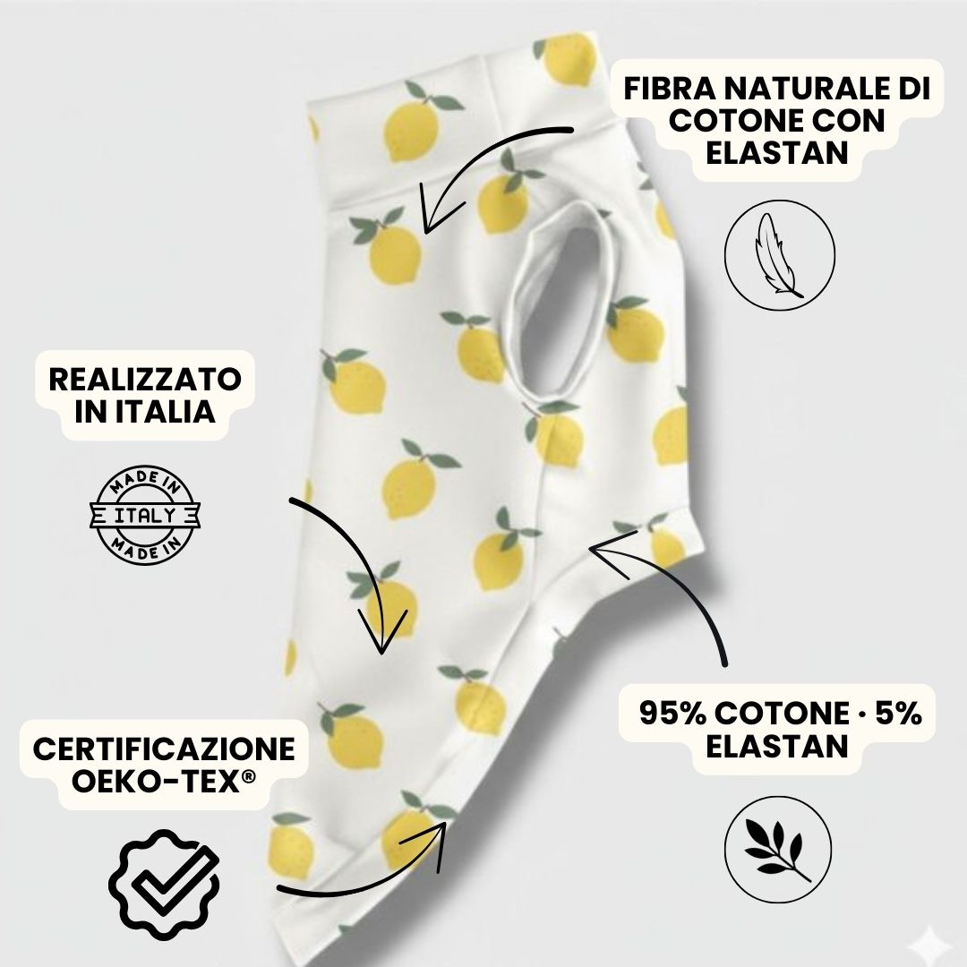 Maglietta Cotone Limoni
