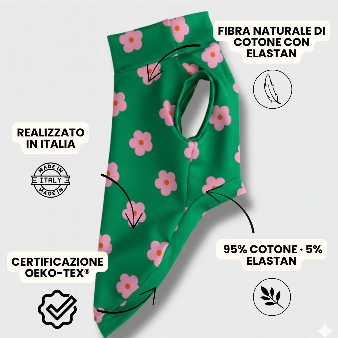 Maglietta Cotone Margherite