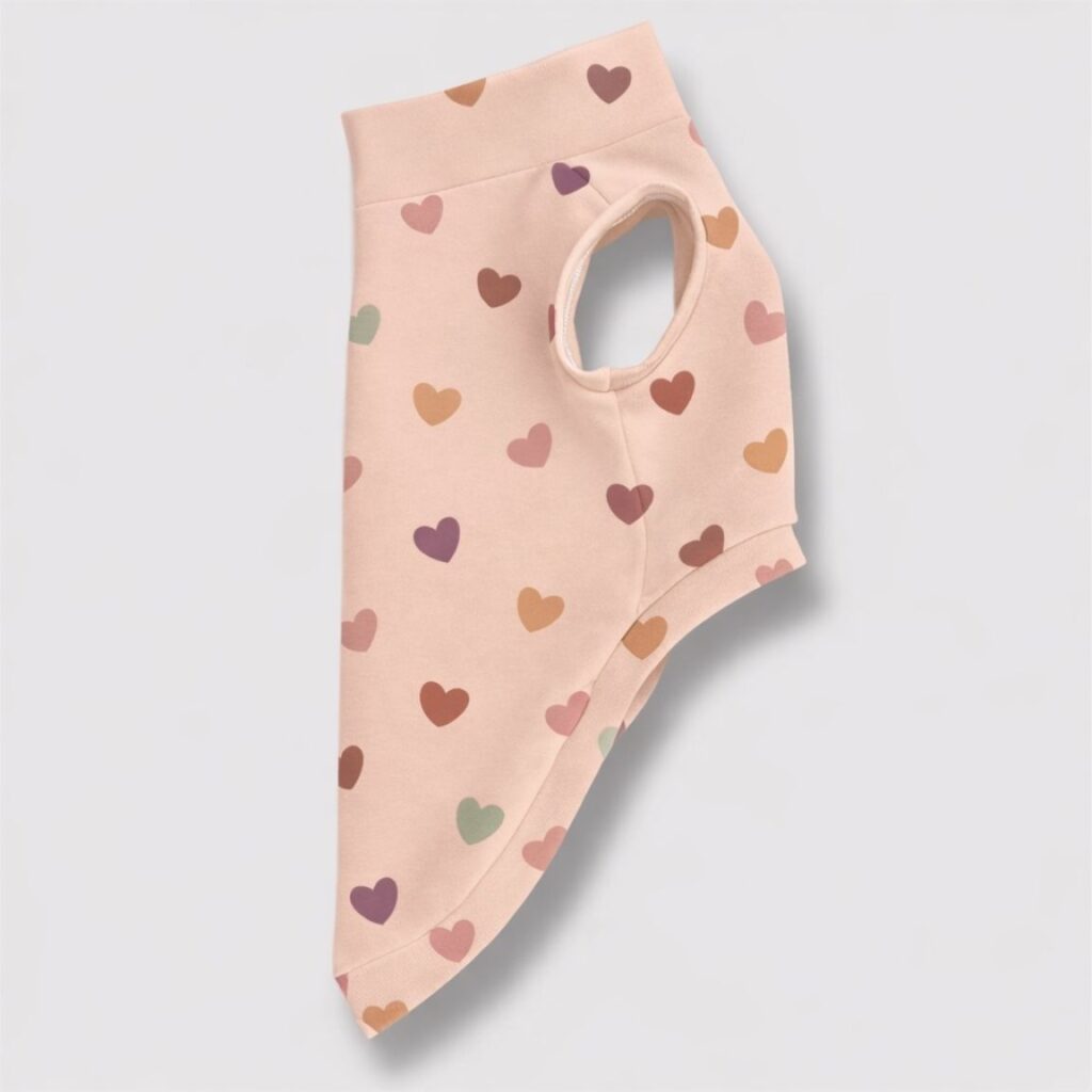 Felpa Cotone Cuoricini