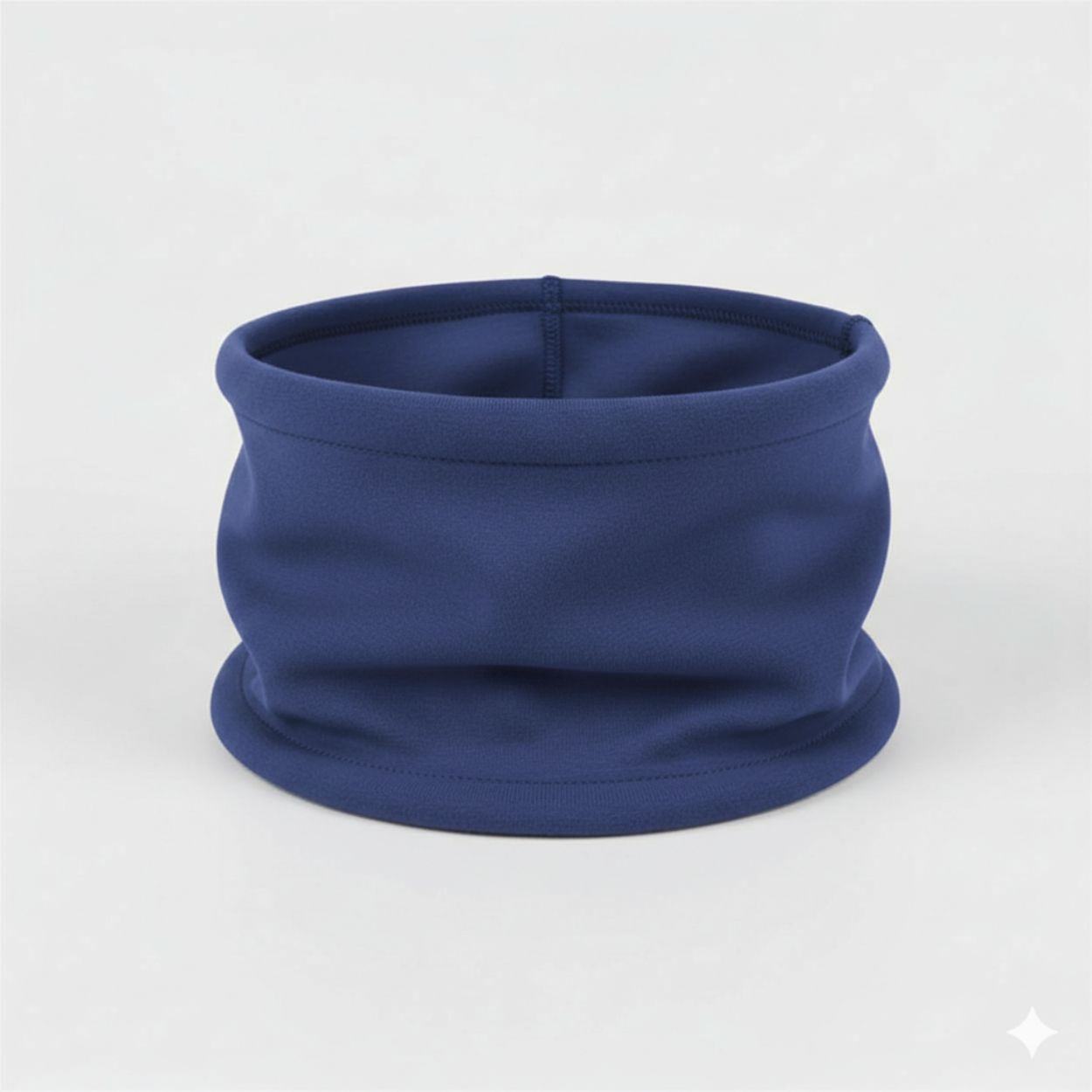 Scaldacollo Felpa di Cotone Bluette