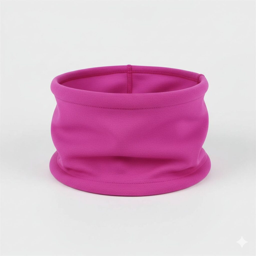 Scaldacollo Felpa di Cotone Fucsia