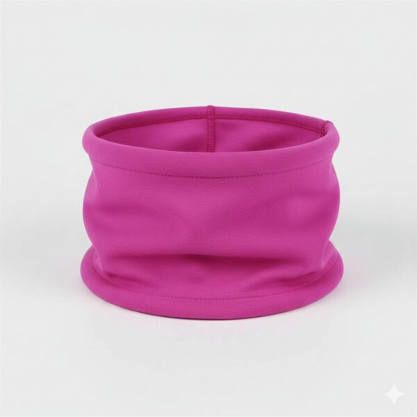 Scaldacollo Felpa di Cotone Fucsia