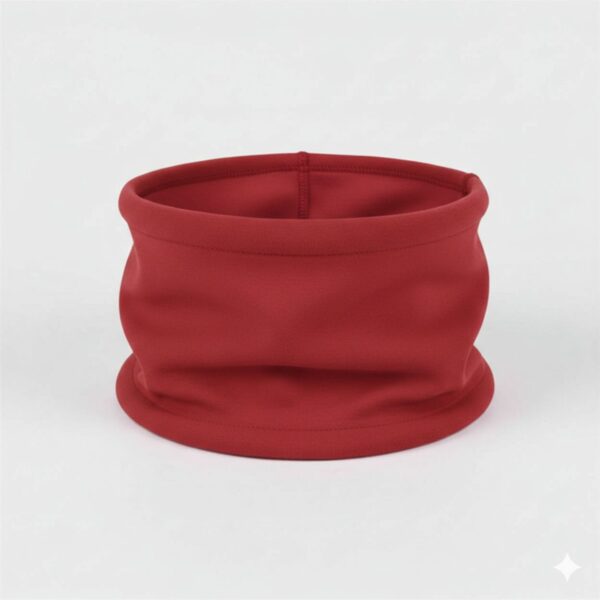 Scaldacollo Felpa di Cotone Rosso