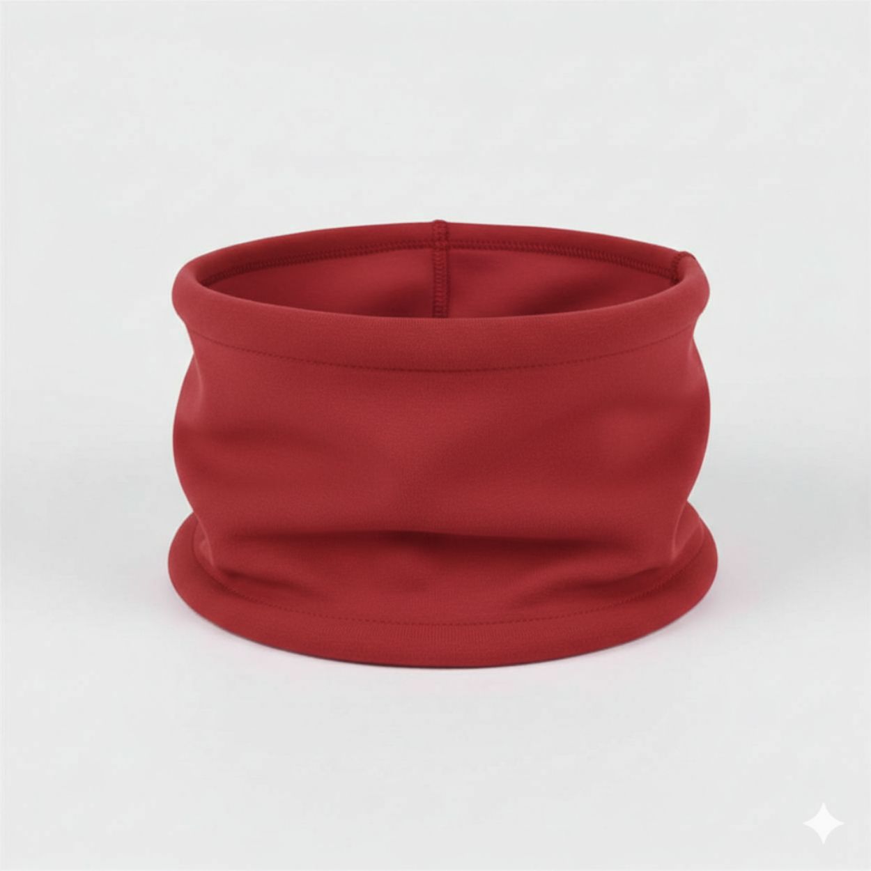 Scaldacollo Felpa di Cotone Rosso