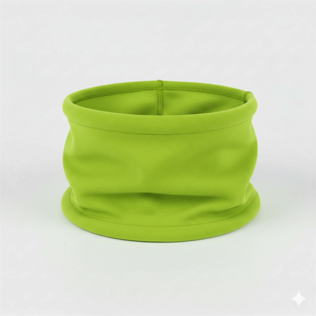 Scaldacollo Felpa di Cotone Verde Lime