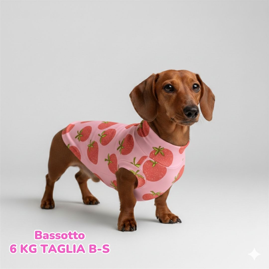 Maglietta Cotone Fragoline