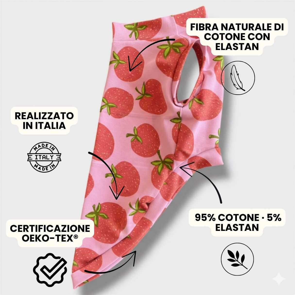 Maglietta Cotone Fragoline