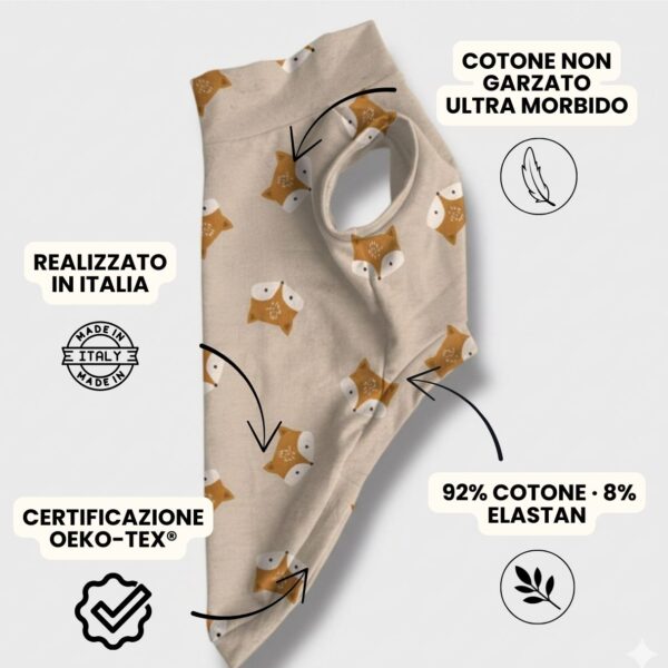 Felpa Cotone Primavera Volpine Felpa Cotone Primavera Volpine