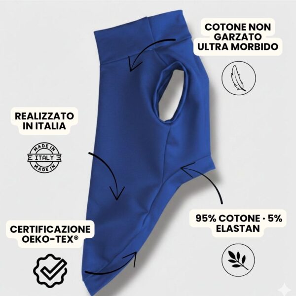 Felpa Cotone Primavera Bluette Felpa Cotone Primavera Bluette