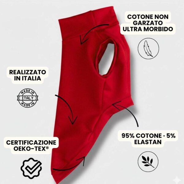 Felpa Cotone Primavera Rossa