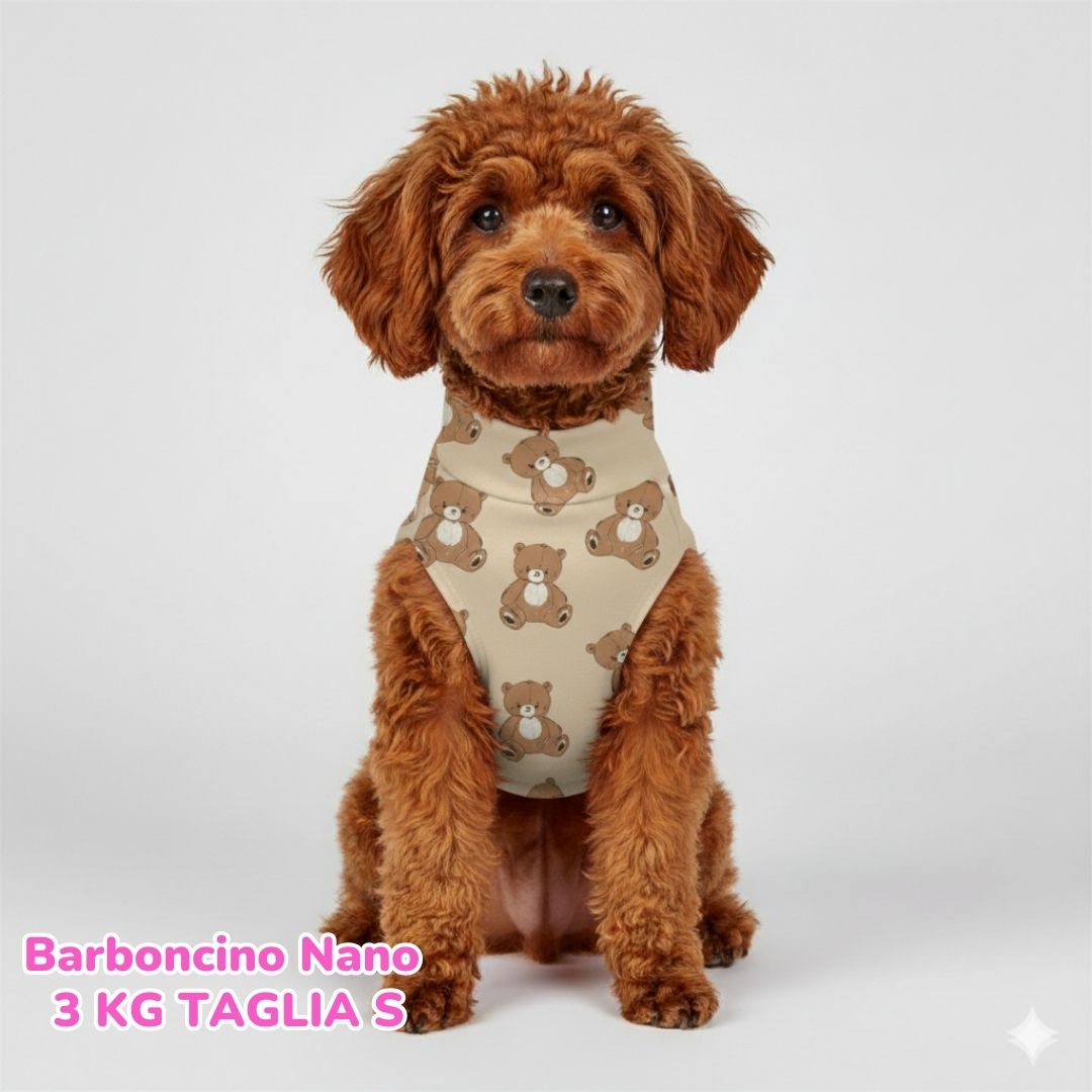 Felpa Cotone Teddy Beige