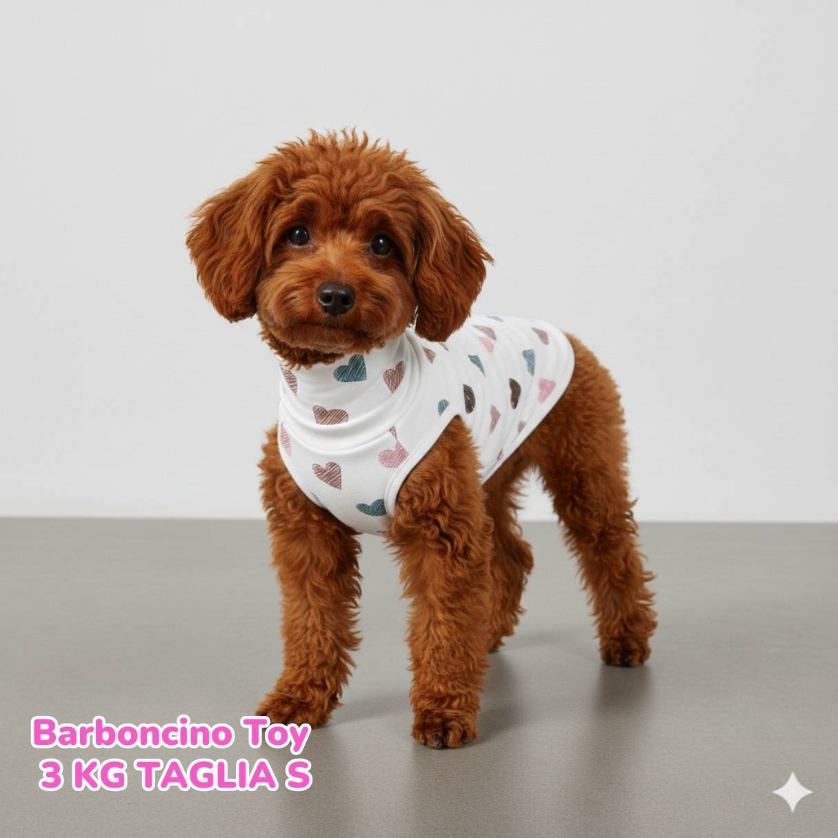 Felpa Cotone Cuoricini Latte