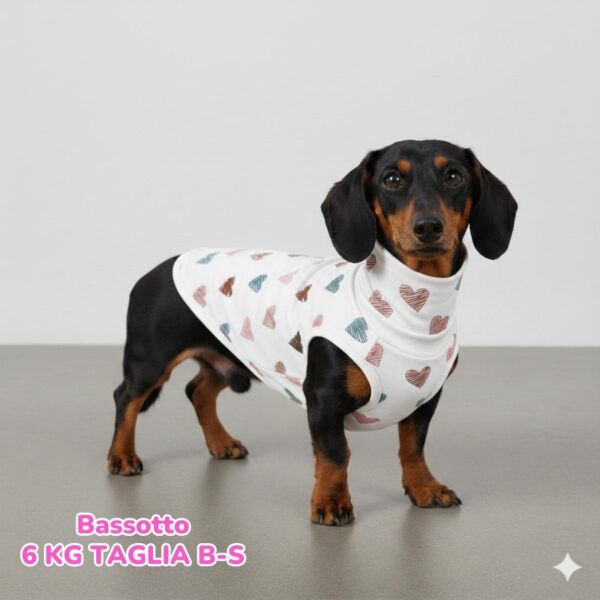 Felpa Cotone Primavera Cuoricini Latte FL