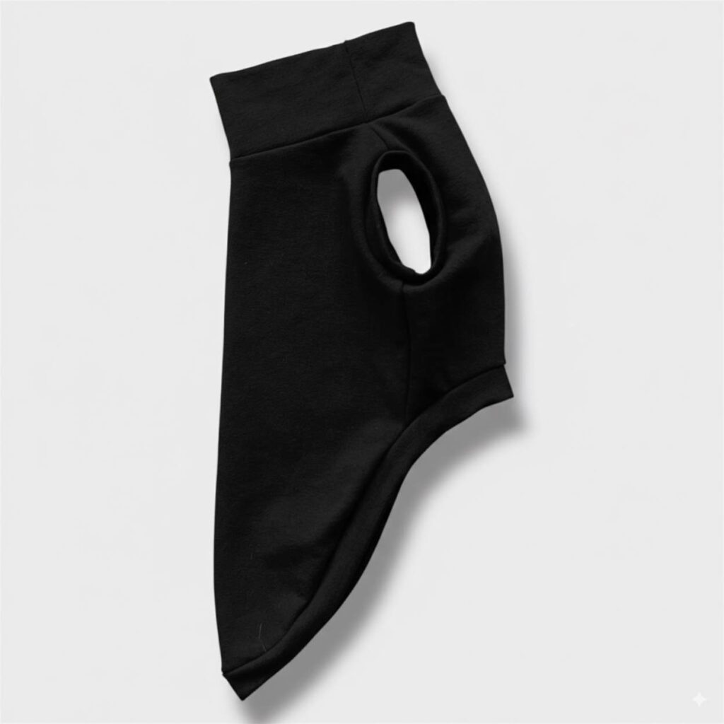 Felpa Cotone Primavera Nero