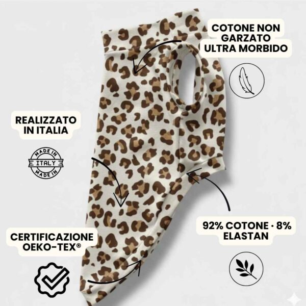 Felpa Cotone Primavera Leopard Felpa Cotone Primavera Leopard