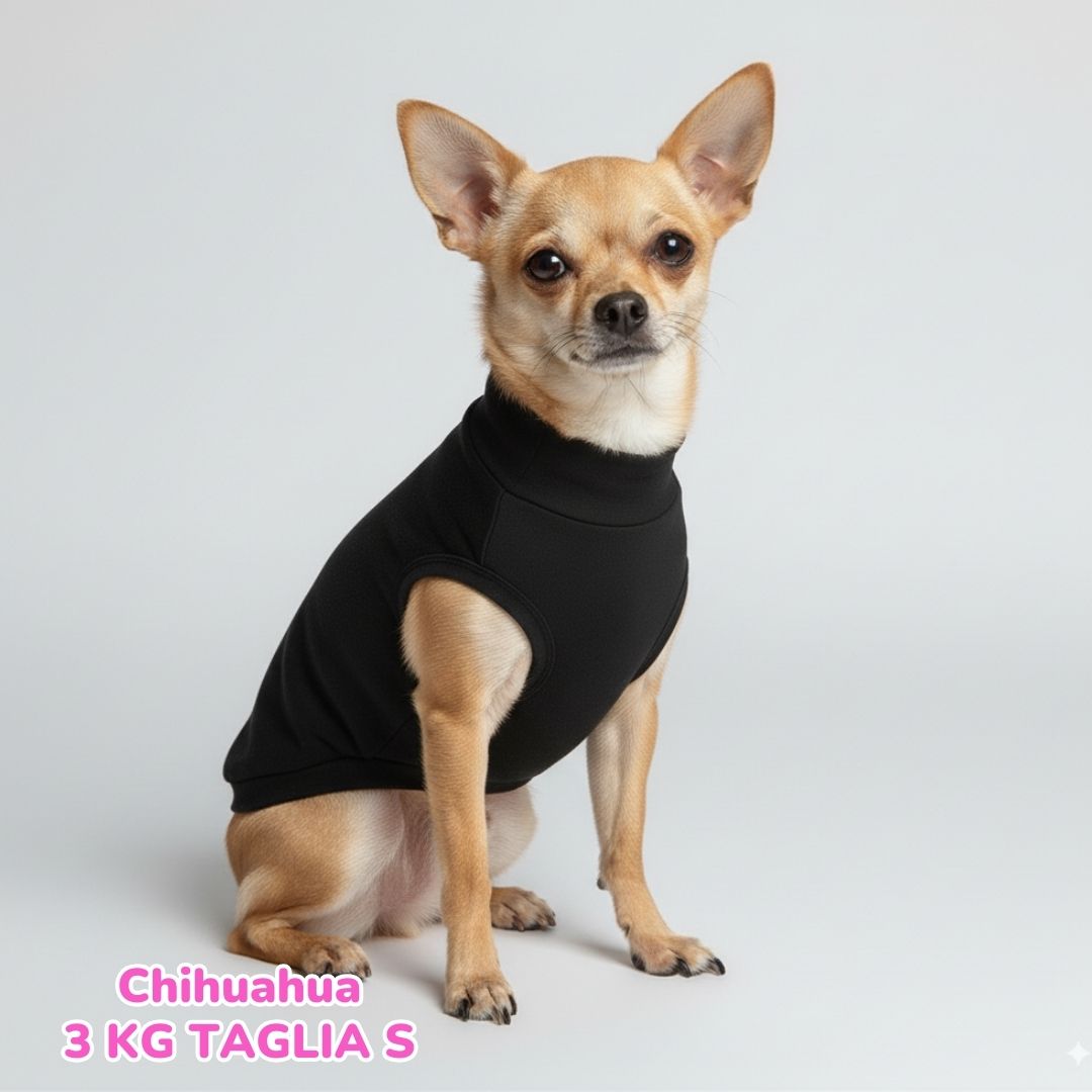 Felpa Cotone Primavera Nero