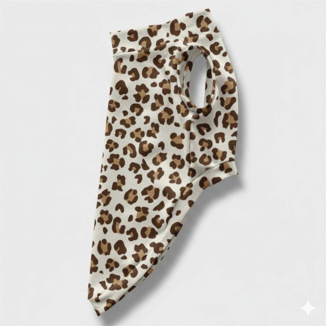 Felpa Cotone Primavera Leopard