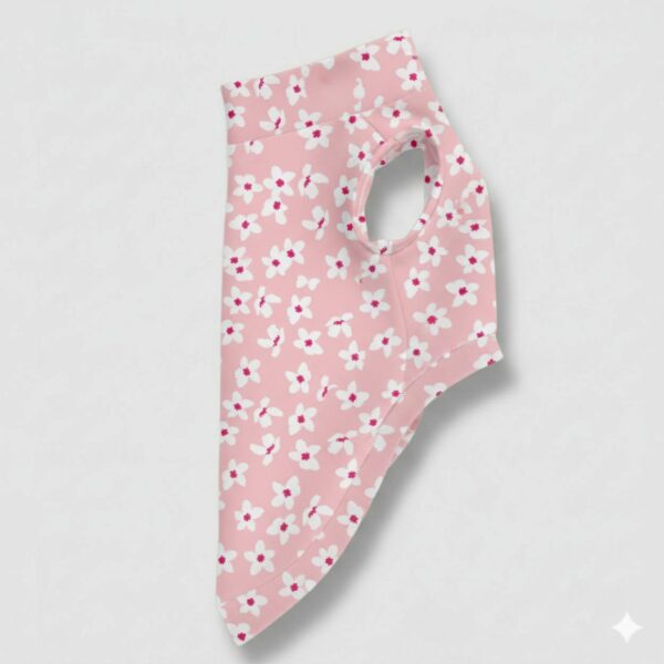 Felpa Cotone Primavera Fiori Rosa