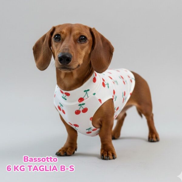 Maglietta Cotone Ciliegie