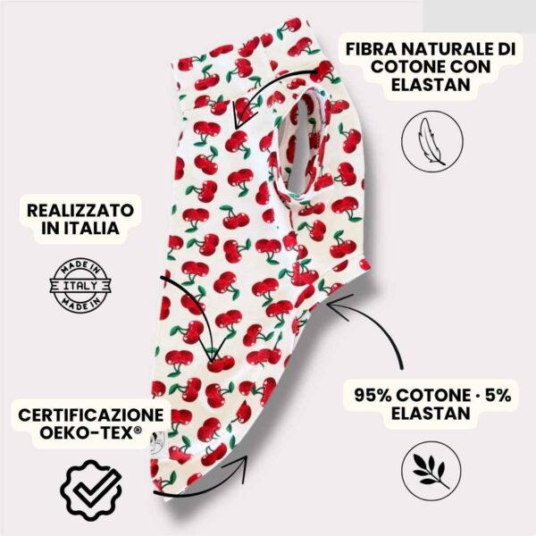 Maglietta Cotone Ciliegie