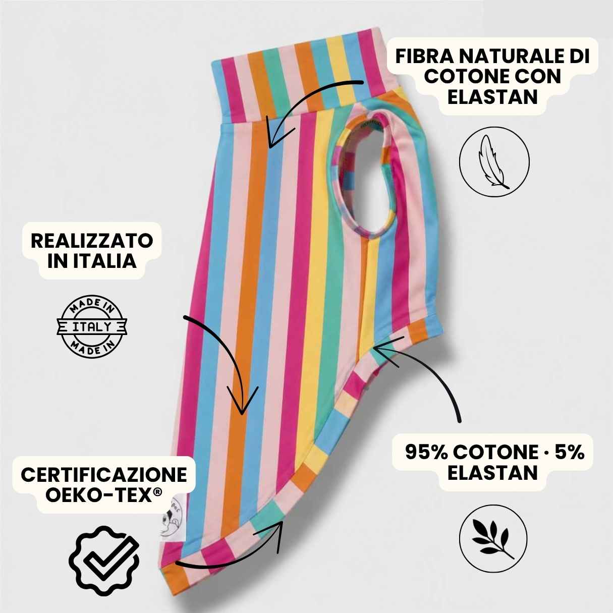 Felpa Cotone Multicolor