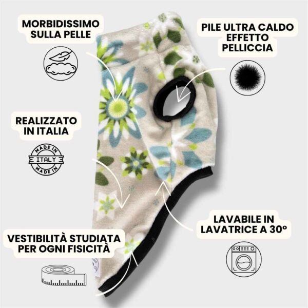 Pile Pelliccia Flora Green
